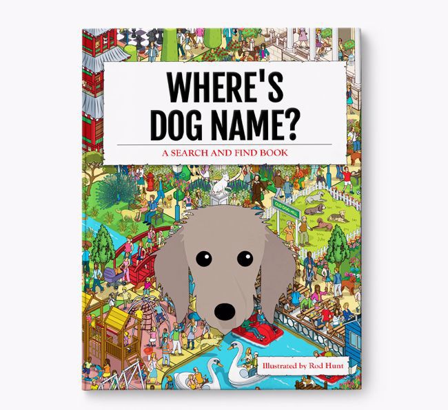 Personalised Where's {dogsName} Book